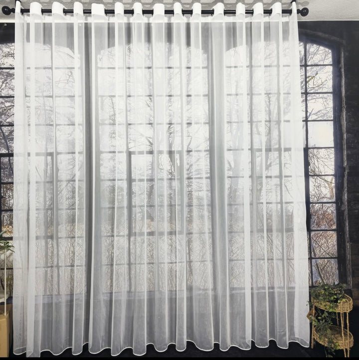 Wave Vorhang „Lumière“ – Halbtransparent in Reinweiß