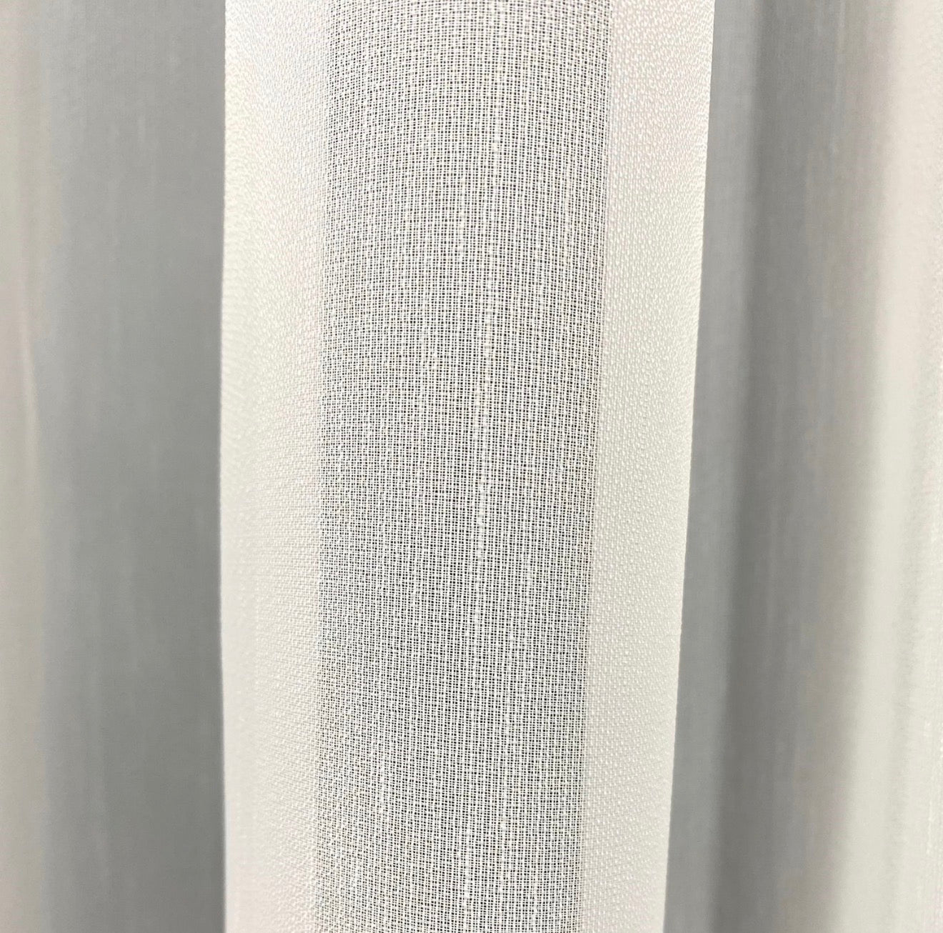 Wave Vorhang „Lumière Pure“ – Halbtransparent in Reinweiß