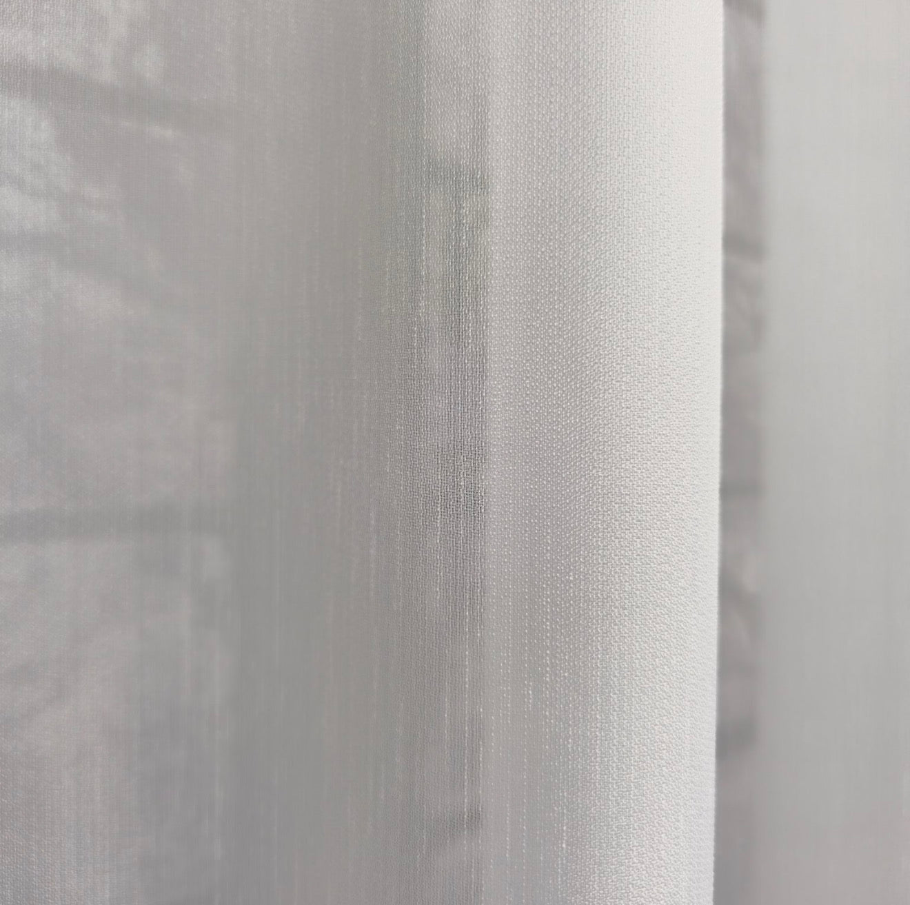 Wave Vorhang „Lumière Pure“ – Halbtransparent in Reinweiß
