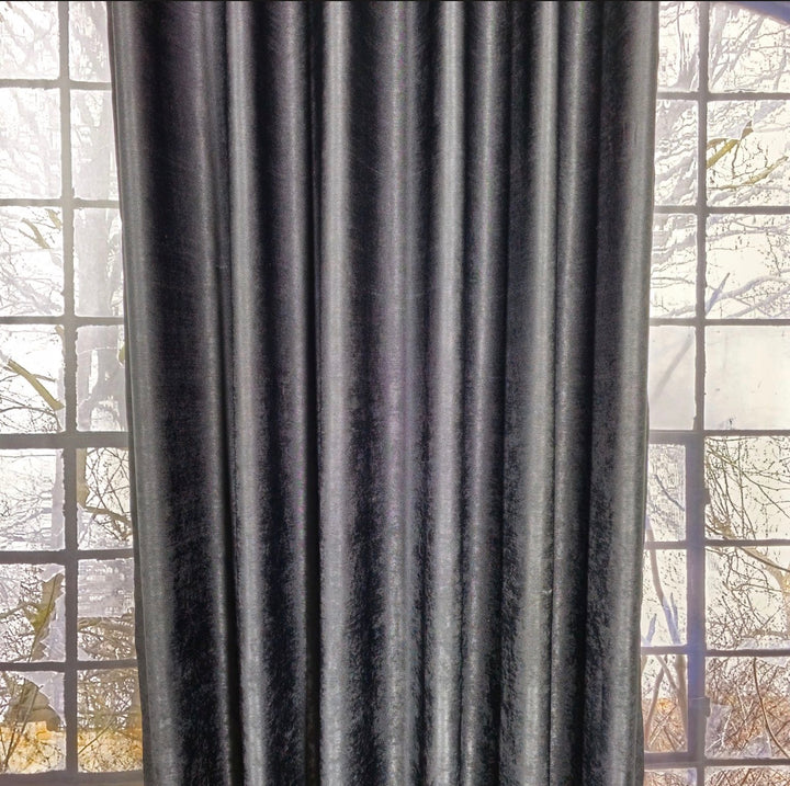 Verdunklungsvorhang „Noir Luxe“ – Samt in Espresso-Braun